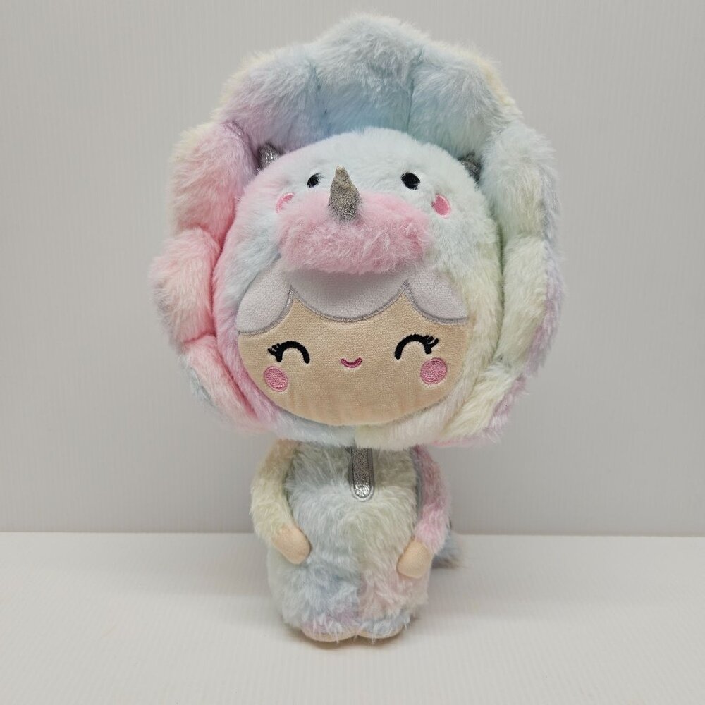 Roarsome Rainbow Momiji Designer Plush Dinosaur Girl Doll Toy 12.5 inches